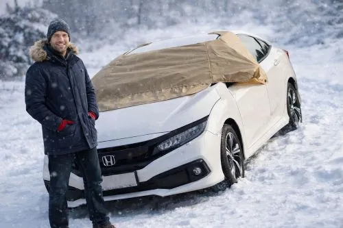 mata na szybę przednią przeciw szronowi i śniegowi