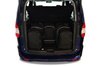 FORD TOURNEO COURIER 2014+ TORBY DO BAGAŻNIKA 4 SZT