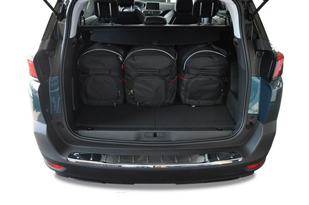 PEUGEOT 5008 2017+ TORBY DO BAGAŻNIKA 5 SZT