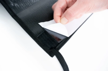 Rzep miękki z klejem 25cm