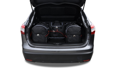 NISSAN QASHQAI 2014-2017 TORBY DO BAGAŻNIKA 4 SZT
