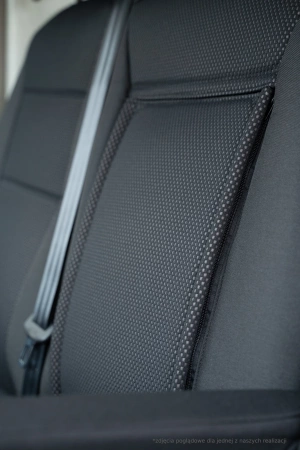 Pokrowce na fotele samochodowe OPEL Movano C 2022- ekoskóra 3 os.