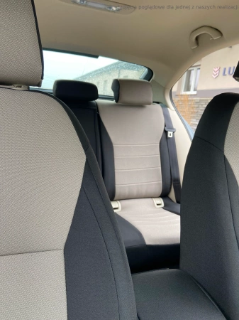 Pokrowce na fotele samochodowe SKODA Octavia 2013-2020 żakard i ekoskóra 5 os.