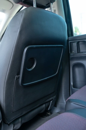 Pokrowce na fotele samochodowe SEAT Alhambra 2010-2020 żakard i ekoskóra 5 os.