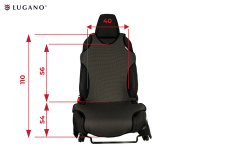 Koszulka uniwersalna na fotel samochodowy