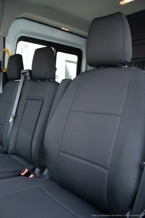 Pokrowce na fotele samochodowe FORD Transit 2013- ekoskóra 9 os.