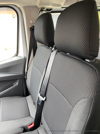 Pokrowce na fotele samochodowe OPEL Vivaro B 2014-2019 ekoskóra 9 os.