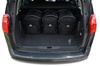 PEUGEOT 5008 2009-2016 TORBY DO BAGAŻNIKA 5 SZT