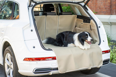 Mata do bagażnika Mitsubishi Outlander 2012-2022 5os., niska podłoga bagażnika, subwoofer standard PCV