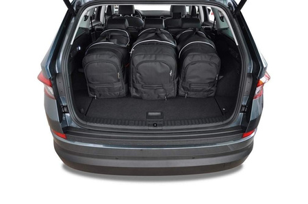SKODA KODIAQ 2016+ TORBY DO BAGAŻNIKA 5 SZT
