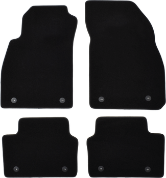 Dywaniki samochodowe welurowe Opel Insignia 2009-2017 komplet dopasowane premium