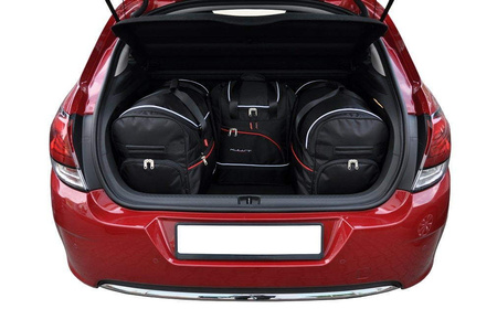 CITROEN C4 HATCHBACK 2010-2017 TORBY DO BAGAŻNIKA 4 SZT