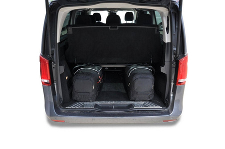 MERCEDES-BENZ EQV EXTRA LONG 2020+ TORBY DO BAGAŻNIKA 7 SZT