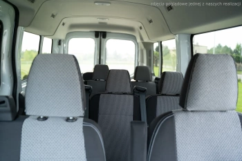 Pokrowce na fotele samochodowe FORD Transit 2013- ekoskóra 9 os.