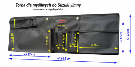Organizer do Suzuki Jimny, do kampera