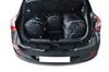 HYUNDAI i30 HATCHBACK 2012-2016 TORBY DO BAGAŻNIKA 4 SZT