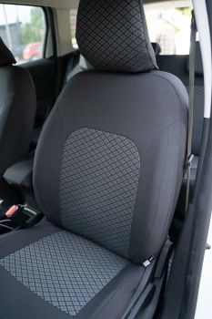 Pokrowce na fotele samochodowe DACIA Duster 2017-2024 ekoskóra 5 os.