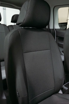 Pokrowce na fotele samochodowe VW Caddy 2021- ekoskóra 2 os.
