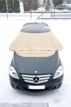 Antyszronowa mata na szybę z magnesami beżowa