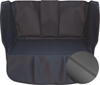 Mata do bagażnika Toyota Land Cruiser 2009- 5os. J15 150 Premium Zefir winyl czarny