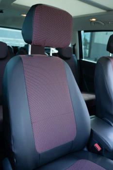 Pokrowce na fotele samochodowe SEAT Alhambra 2010-2020 ekoskóra 5 os.