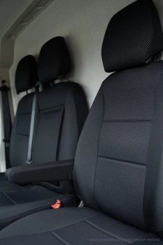 Pokrowce na fotele samochodowe CITROEN Jumper 2006- ekoskóra 7 os.