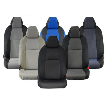 Pokrowce na fotele samochodowe Hyundai Kona 2017-2023 żakard i ekoskóra 5 os.