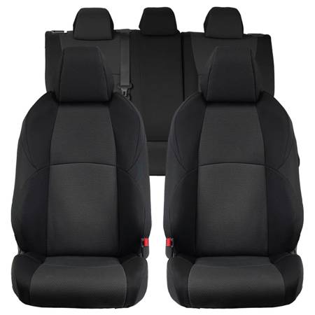 Pokrowce na fotele samochodowe Seat Arona 2017- żakard i ekoskóra 5 os.